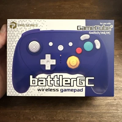Retro Fighters BattlerGC Wireless Gamepad PRO SERIES Purple (Gamecube) Brand New - Image 1 of 4