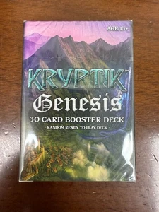 NEU Sealed Kryptik Kickstarter TCG 30 Karten Genesis Booster Deck - Bild 1 von 1