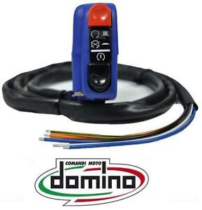Domino 0417 Blue Starter / Kill Switch to fit MOTO MORINI Bikes