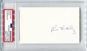 Bill Dickey Autographed Index Card PSA Slabbed - New York Yankees - Picture 1 of 1