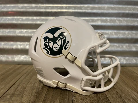 Custom Colorados State Rams (2019) Speed Mini Helmet Cover