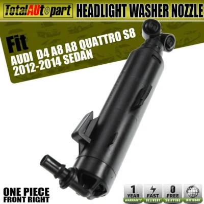 Boquilla lavadora faros lado pasajero delantero para Audi D4 S8 A8 Quattro 2012-2017 Foto 1 de 4