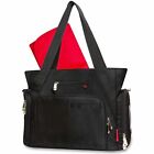 Fisher-Price Fastfinder Deluxe Messenger Diaper Bag, Black, Wipe Case~ Brand New