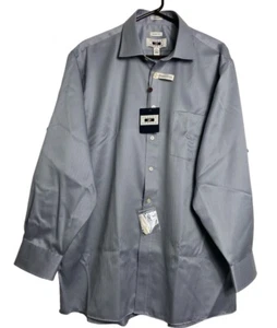 Joseph Abboud Bügelfreies Hemd Regular Fit 27 32/33 Grau Neu mit Etikett - Bild 1 von 13