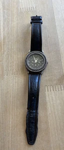 John Hardy Sterling Watch Swiss 4874 Made with Brown Leather Band - Picture 1 of 10