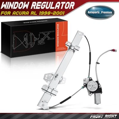 1x Regulador de ventana eléctrica con motor para Acura RL 1998-2001 delantero derecho lado Foto 1 de 4