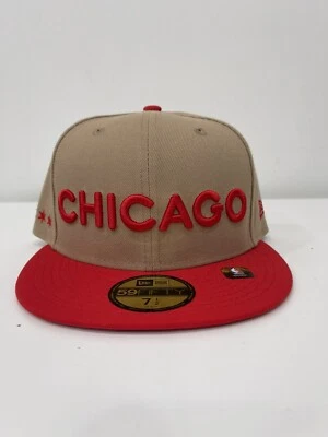 Chicago Bulls NBA New Era Michael Jordan 59Fifty Gorra Ajustada Sombrero 7 1/2 Foto 1 de 4