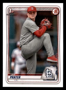 2020 Bowman Draft Levi Prater #BD-125 FBC St. Louis Cardinals