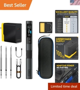 Kit de Soldador Portátil con Cable B 100W, Calefacción Rápida 2S, 212-842°F, Preestablecido... - Imagen 1 de 9