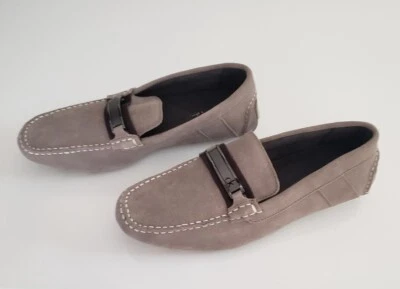 Calvin Klein Casual Driving Loafer Shoes Men's Size 9.5 Beige Suede - Image 1 of 4
