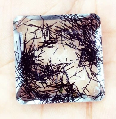 Loose Gemstone Natural Rutile Quartz 88+ Ct Certified Beautiful Square Gems Z385 - Image 1 of 4