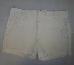 Ecru Women's Size 10 White 4.5" Inseam Mitchell Chino Shorts NWT $48 - Picture 1 of 10