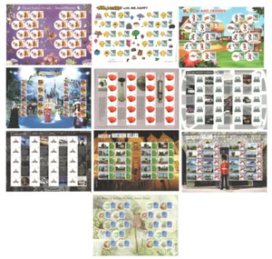 LS51 to LS60 Royal Mail Generic Smilers Sheets MNH. Each sold separately. - Picture 1 of 11