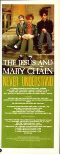 JESUS & MARY KETTE - 'Never Understand' TEXT Original 1985 Print Ephemera - Bild 1 von 1