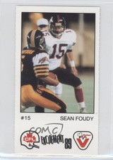 1989 Vachon CFL Pannel Singles Sean Foudy #2