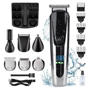 Haarschneidemaschine Haarschneider Profi Trimmer Rasierer Bart Clipper Hair Akku - Bild 1 von 18