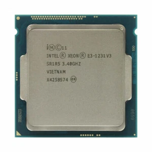 Intel Xeon E3-1231 V3 CPU 4-Core 3.4GHz 8M LGA 1150 SR1R5 80W Processor - Picture 1 of 1