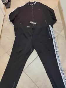 Mens MAKOBI Track Suit Royalty Old English Script Sweatshuit Size 4XB Fashion - Picture 1 of 4