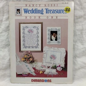 Wedding Treasures DIMENSIONS Cross Stitch Pattern Leaflet #113 Nancy Rossi 1986 - Picture 1 of 24