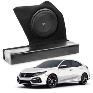 2017-2021 Honda Civic Hatchback 10" 350W RMS Subwoofer Box NVX BE-HON-CVCHB-G10 - Picture 1 of 7