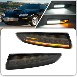 Parachoques delantero dinámico LED intermitente lámpara de estacionamiento DRL para Chevrolet Camaro 93-02 - Imagen 1 de 15