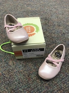 Livie & Luca rosa schimmernde Aurora Schuhe - Größe 7 - neu im Karton - Bild 1 von 9