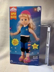 Little Darlings Super Skater Doll 1992 #10018 NEW/Box & Doll Stand - Picture 1 of 3