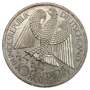 Allemagne - 10 deutsche mark 1987 argent 750 ans de la ville de Berlin - KM.166 - Picture 1 of 2