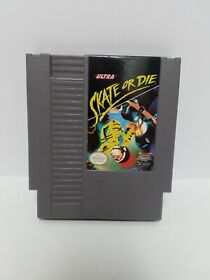 Ultra SKATE OR DIE NIntendo Entertainment System NES Game Tested 