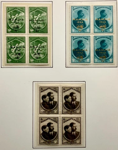 Romania #Mi468-Mi473 MNH CV€440.00 1932 Jamboree King Flag Mamaia Ovpt [B44-B49] Cover