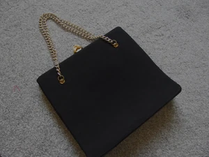 Vintage 1980s bag gold chain handle and clasp - Picture 1 of 3