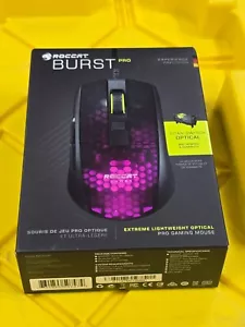 π ROCCAT BURST PRO Lightweight Wired Optical Gaming Mouse Black ROC-11-747- NEW - Picture 1 of 4