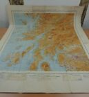 Ww2 (1941) British Military Map "Glasgow & Middle West" (Not To Be Published)