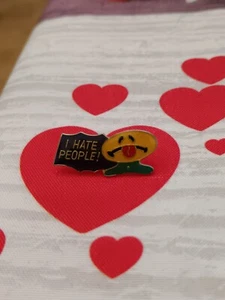 Pin's Pins Pin Enamel 10 Humour "I Hate People" - Foto 1 di 2