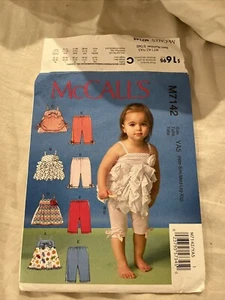 McCall's Schnittmuster M7142 - Kleinkinder Tops und Leggings - Gr. Nbn-XL ungeschnitten - Bild 1 von 2