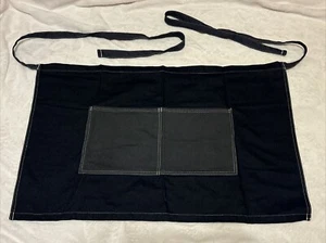 Wearguard Unisex Blue Denim 2 Pocket Tie Back Waist Apron Server - Picture 1 of 2