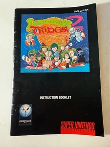 Lemmings 2: The Tribes SNES Instruction Manual Booklet  - Picture 1 of 2