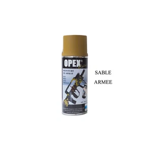 SPRAY PEINTURE SABLE ARMEE FRANCAISE OPEXCOLOR BOMBE AEROSOL AIRSOFT REPLIQUE - Imagen 1 de 1