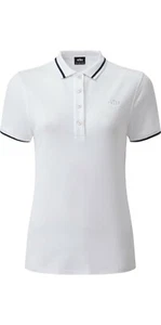 Gill klassisches Helford Poloshirt Damen weiß UK 10 UVP 40£ (B1) - Bild 1 von 2