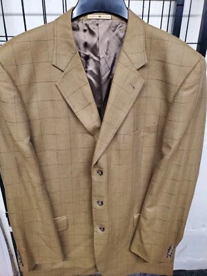 Abrigo deportivo Joseph Abboud chaqueta de lana de seda blazer 43L COMO NUEVO HECHO EN EE. UU.  Foto 1 de 4