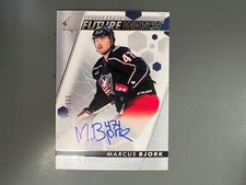 Marcus Bjork 2022/23 SP Authentic Future Watch Auto Autograph 863/999 Jackets A9