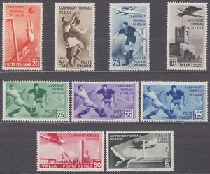 FÚTBOL ITALIA REGNO 1934 Mi.: 479-787 Sas.: 357-361+A69-A72 -**MNH** 800,- EUR - Imagen 1 de 2