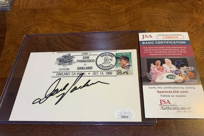 Dave Parker Auto Signed FDC World Series Game 1 - Image 1 of 2