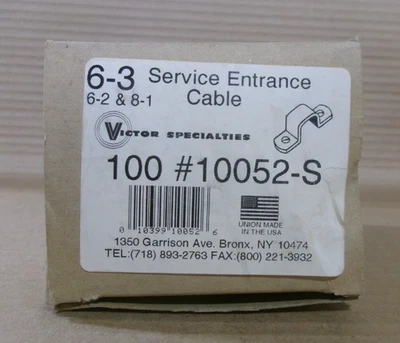 Nueva caja de 90 Victor Specialties 10052-S correa de cable de entrada de servicio AK Foto 1 de 3