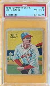 1935 Diamond Stars - #1 Lefty Grove - PSA 4 - Picture 1 of 2
