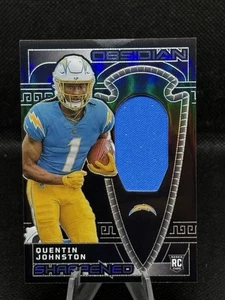 2023 Obsidian - Sharpened Swatches Quentin Johnston #SSW-QJO 25/199 (MEM, RC) - Bild 1 von 2