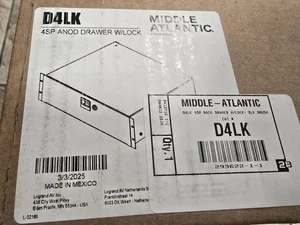 Middle Atlantic D4LK Drawer with Lock - 4 Rack Spaces - Picture 1 of 2