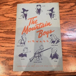 1940s Auto-Lite "The Mountain Boys" Booklet • P. Webb Cartoons • Esquire Promo - Bild 1 von 5