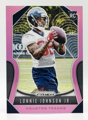 2019 Panini Prizm Pink #126 Lonnie Johnson Jr. RC Houston Texans - Image 1 of 2