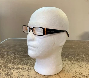 Prada Glasses VPR10F 51-16 2bx-101 135 Black and Orange RX Frames Only Italy - Picture 1 of 9
